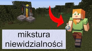 jak zrobić miksturę niewidzialności w Minecraft [upl. by Nevuer]