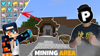 quotI BUILD A MINING AREA IN MINECRAFT PEquot [upl. by Nnaeoj]