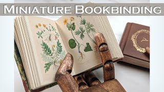 MINIATURE BOOKBINDING  aka Bookish Minutiae [upl. by Luann325]