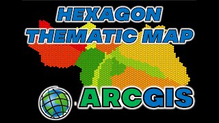 How To Make Hexagons Thematic Map  Arcmap  ArcGIS  Bang kedan [upl. by Mccomb173]