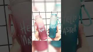 Colorful Glass Water Bottles  Eco Friendly amp Trendy [upl. by Leunamesoj]