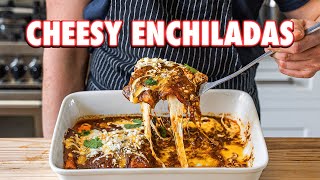 Perfect Cheesiest Homemade Enchiladas 2 Ways [upl. by Ahsatniuq]