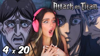 IT WAS EREN ALL THIS TIME The Truth ATTACK ON TITAN  Reaction 4x20 [upl. by Eatnoj490]