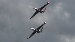 Fouga Magister Duo Display  Kauhava Airshow 2020 [upl. by Sabas203]