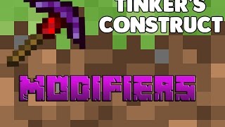 How Tinker Construct Modifiers Work Tinkers Mod Tutorial [upl. by Violette681]