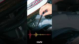 How to adjust the idle speed on Harley Vtwin carburetor motorcycles by KiWAV idle adjustment screw [upl. by Ssilb]