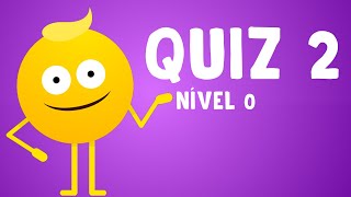 NÍVEL 0  QUIZ 2  INGLÊS PARA INICIANTES 🟢 [upl. by Nanon]