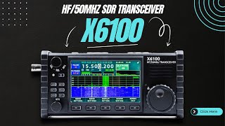 NEW Ultra Portable Shortwave Transceiver Radio  XIEGU X6100 [upl. by Eciralc557]