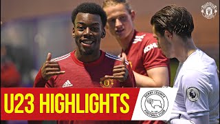 U23 Highlights  Derby 26 Manchester United  The Academy [upl. by Corkhill940]