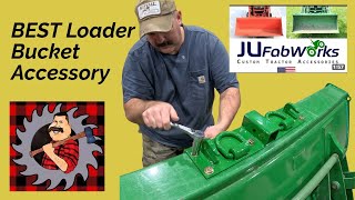 JU FabWorks Loader Bucket Accessory Install [upl. by Anerroc]