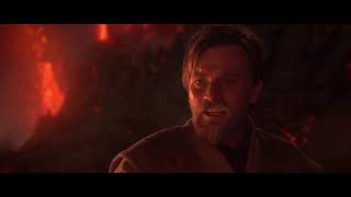 Star Wars III La venganza de los Sith  Clip Obi Wan Kenobi vs Anakin Skywalker Pelea Final [upl. by Elenore180]