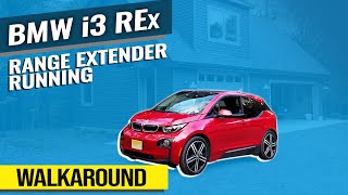 BMW i3 REx walk around with range extender running [upl. by Atsyrt]