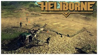 Heliborne  Lets Play  Gameplay  Preview [upl. by Anawt96]