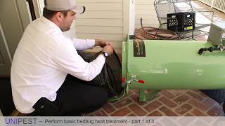 How to Perform Bedbug Heat Treatment Part 1 of 3 [upl. by Nomihs]