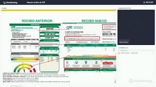 Webinar  Nuevo esquema tarifario CFE [upl. by Jakob832]