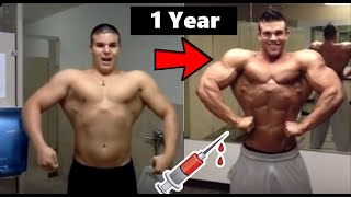 Craziest 1 Year Steroid Transformation [upl. by Xila]