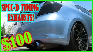 The TRUTH SpecD Tuning Exhaust For Scion Tc [upl. by Mikes]