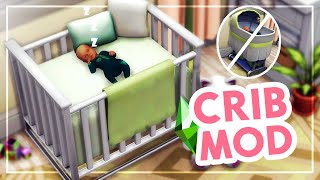 Baby Crib Override Mod  The Sims 4 [upl. by Peters]