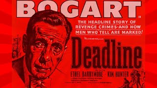 Deadline USA  FULL LENGTH MOVIE  Humphrey Bogart  1952  Crime Drama [upl. by Cinom]