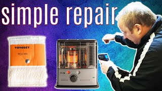 This Zibro Paraffin Heater Needs A New Wick  Lets Fit One [upl. by Mharg]