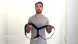 How to use the Posture Corrector Brace [upl. by Otrevogir548]