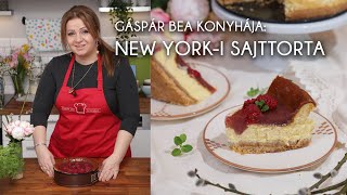 New Yorki sajttorta ahogy Gáspár Bea készíti  Mindmegettehu [upl. by Aronaele]