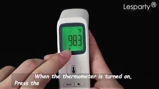 lesparty FCIR200 Thermometer for Adults [upl. by Eelrebmyk]