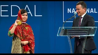 Malala Yousafzai Accepts the 2014 Liberty Medal [upl. by Adniuqal699]