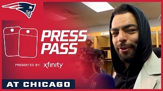 Press Pass Van Noy Patterson Waddle amp Jones react to Patriots win [upl. by Baniez988]