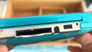 Nintendo 3DS Unboxing  Aqua Blue [upl. by Nnodnarb]