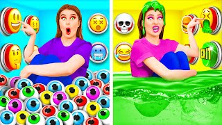 1000 Mystery Buttons Challenge Only 1 Lets You Escape  Funny Moments by Fun Challenge [upl. by Benil]