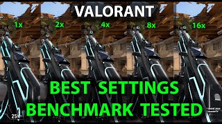 VALORANT BEST SETTINGS Benchmark [upl. by Nosam633]