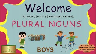 Plural Nouns [upl. by Yahiya740]