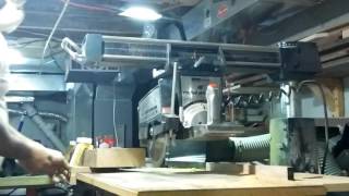 Radial Arm Saw Jointing Sled [upl. by Ramona775]