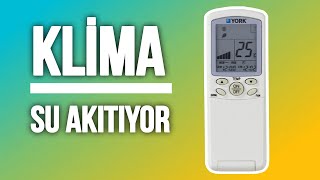 Klima İç Ünite Su Akıtıyor  Klima Neden Su Akıtır [upl. by Drarrej]