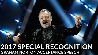 NTA 2017 Special Recognition Graham Norton Acceptance Speech [upl. by Warwick]