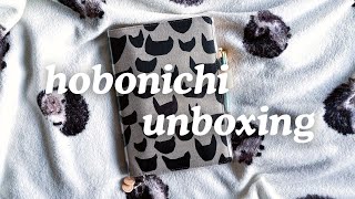 hobonichi 2024 haul ⭐️ hobonichi cousin A5 cover freebies [upl. by Eerb]