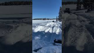 Polaris ranger Northstar 1000xp on camso tracks in the deep snow [upl. by Tzong]