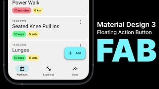 FAB material design 3 component prototype Figma Tutorial [upl. by Arikaahs]