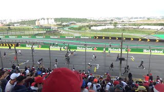 GP Brasil F1 Interlagos 2019  invasão da pista parte 1 de 2 Setor A [upl. by Eyla428]