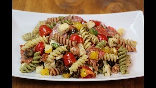 Antipasto Pasta Salad Recipe  How to Make Antipasto Pasta Salad [upl. by Mascia341]