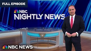 Nightly News full episode  Jan 25 [upl. by Hanafee302]