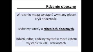 Słowotwórstwo część 5  Rodzina wyrazów [upl. by Deacon]