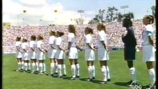 US Soccer  National Anthem from 1999 FIFA Womens World Cup [upl. by Llecrad839]