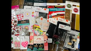 Craft Haul  Hobby Lobby  Michaels  The Washi Tape Shop  Happy Mail from Pam [upl. by Dever]