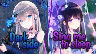 Nightcore  Darkside x Sing me to sleep  Lyrics  Switching vocals  Alan Walker [upl. by Nywra]