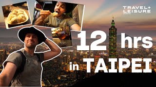 Long Layover 12 Hours in Taipei Taiwan [upl. by Viddah]