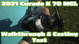 NEW  SHIMANO CURADO 70 MGL CASTING TEST [upl. by Uta478]