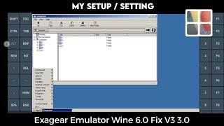 My Setup Exagear Emulator Wine 60 Fix V3 30 by Alien [upl. by Aehsel]