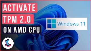 How to activate the TPM 20 module in the BIOS on your AMD CPU for Windows 11 [upl. by Pentha]